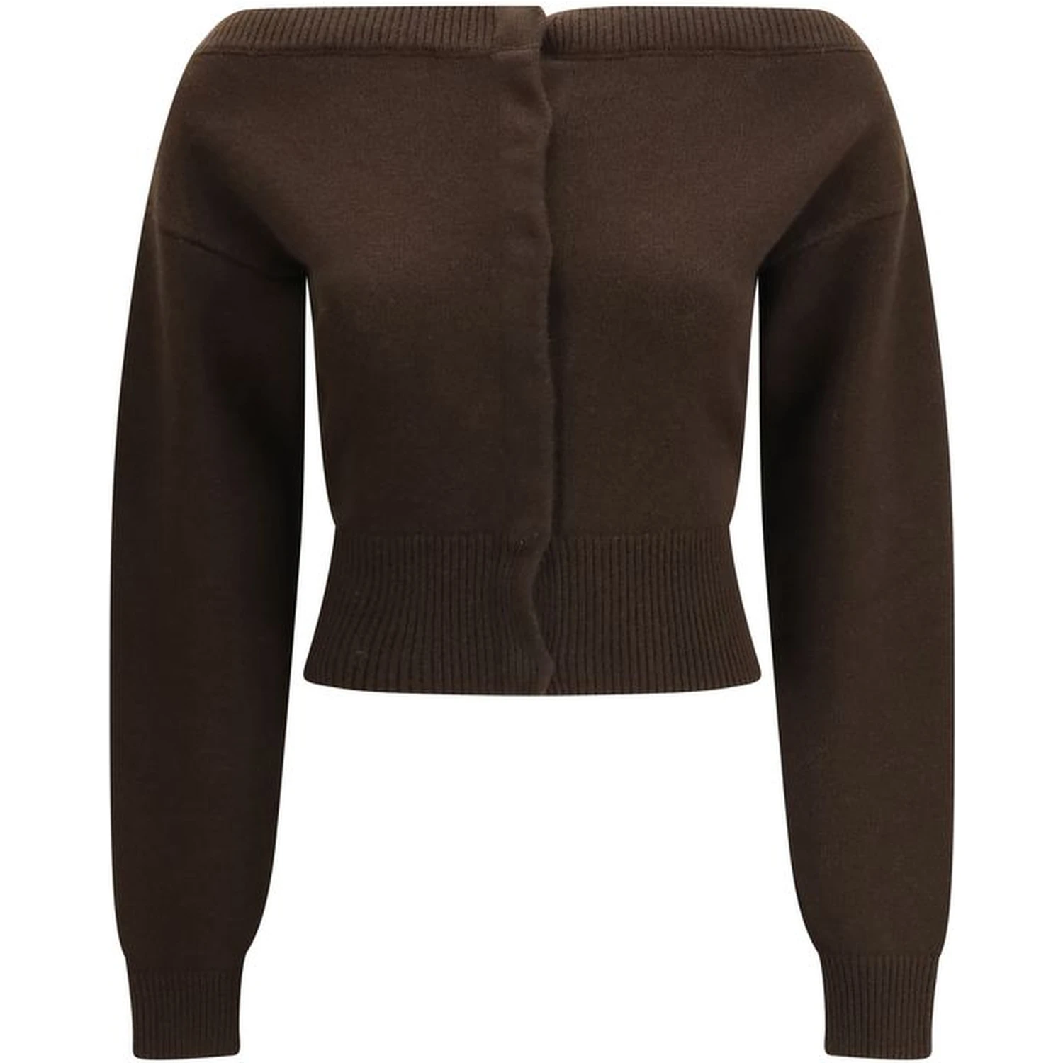 Brown Cashmere Cardigan