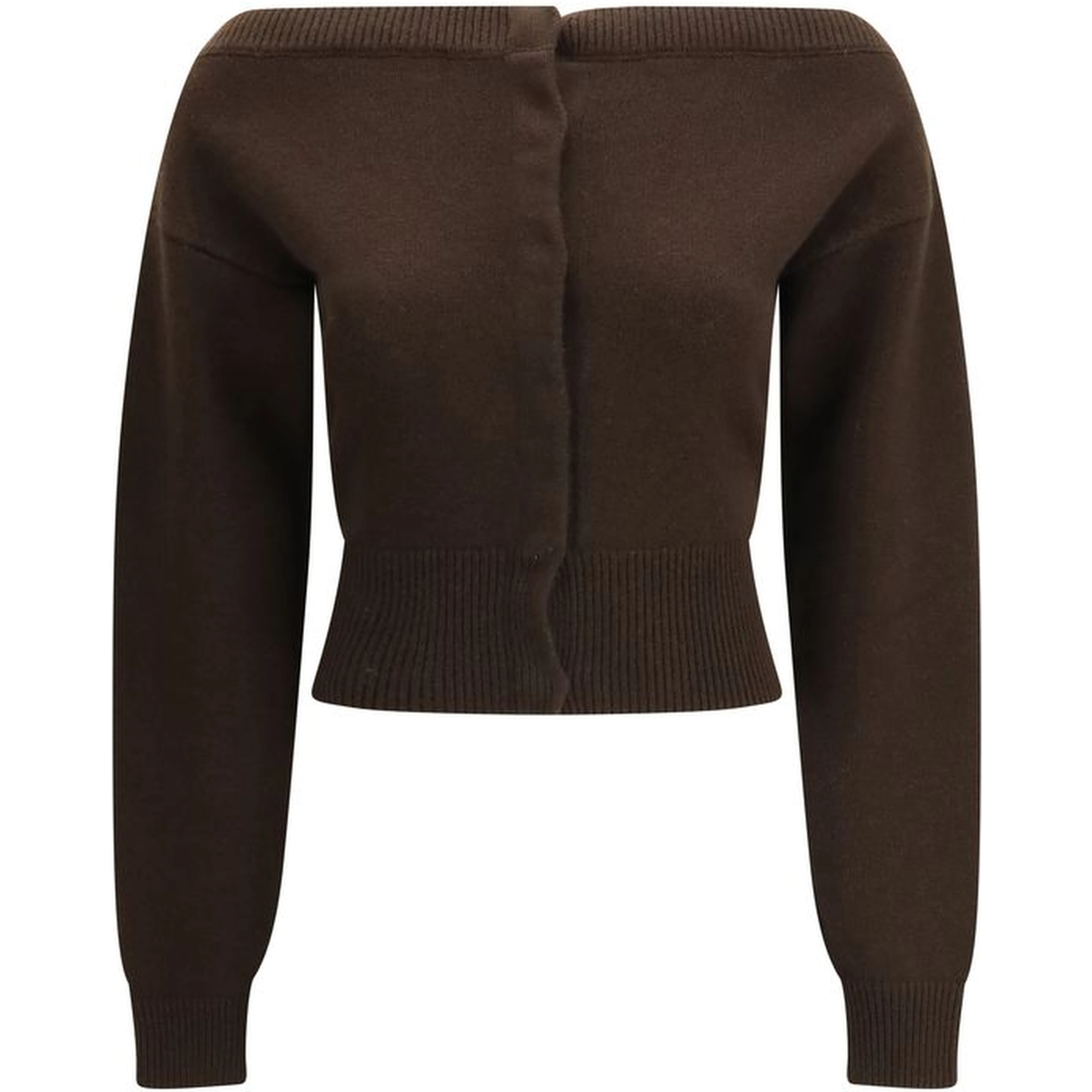 Brown Cashmere Cardigan