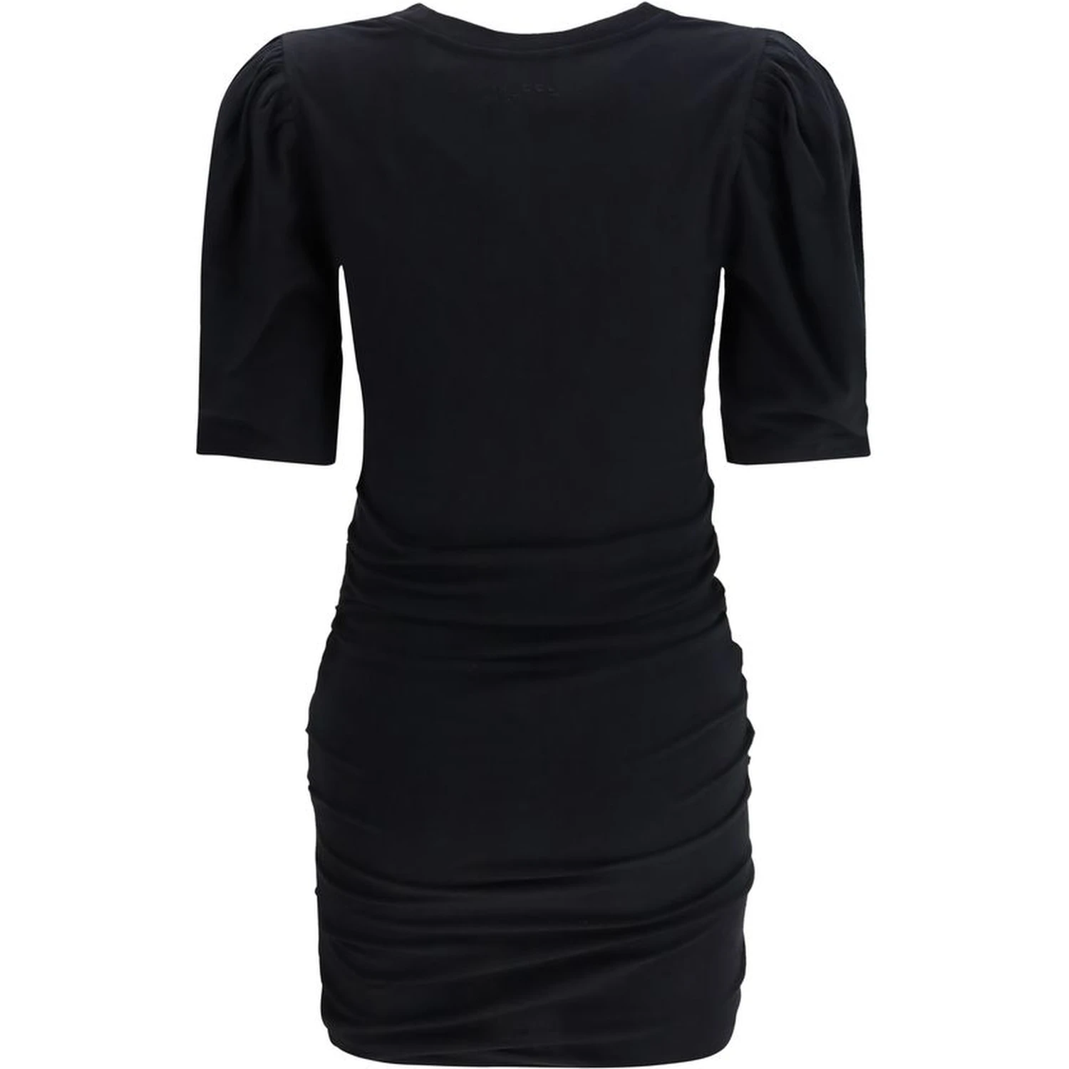 Black Cotton Casual Dress