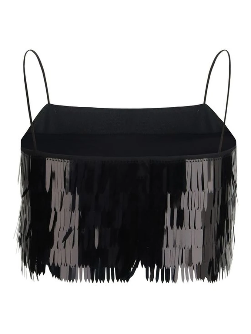 Black Polyester Top