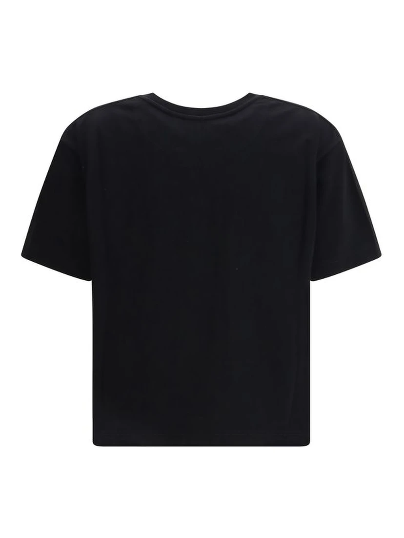 Black Cotton T-Shirt
