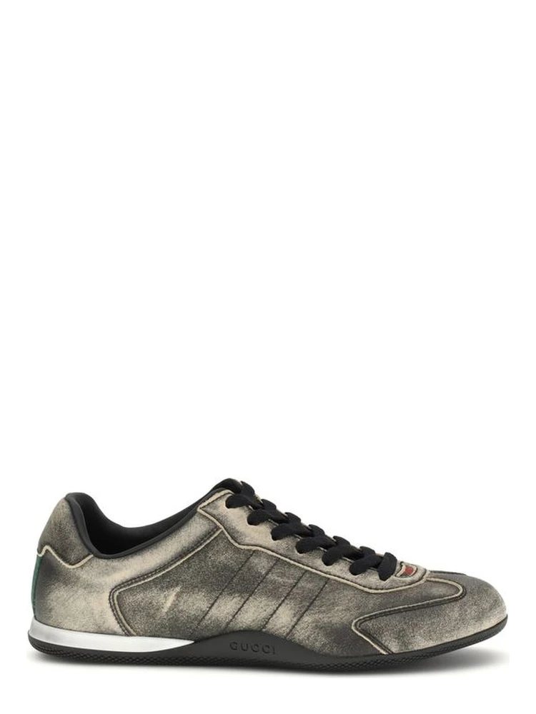 Black Calf Leather Bos Taurus Low Top Sneakers