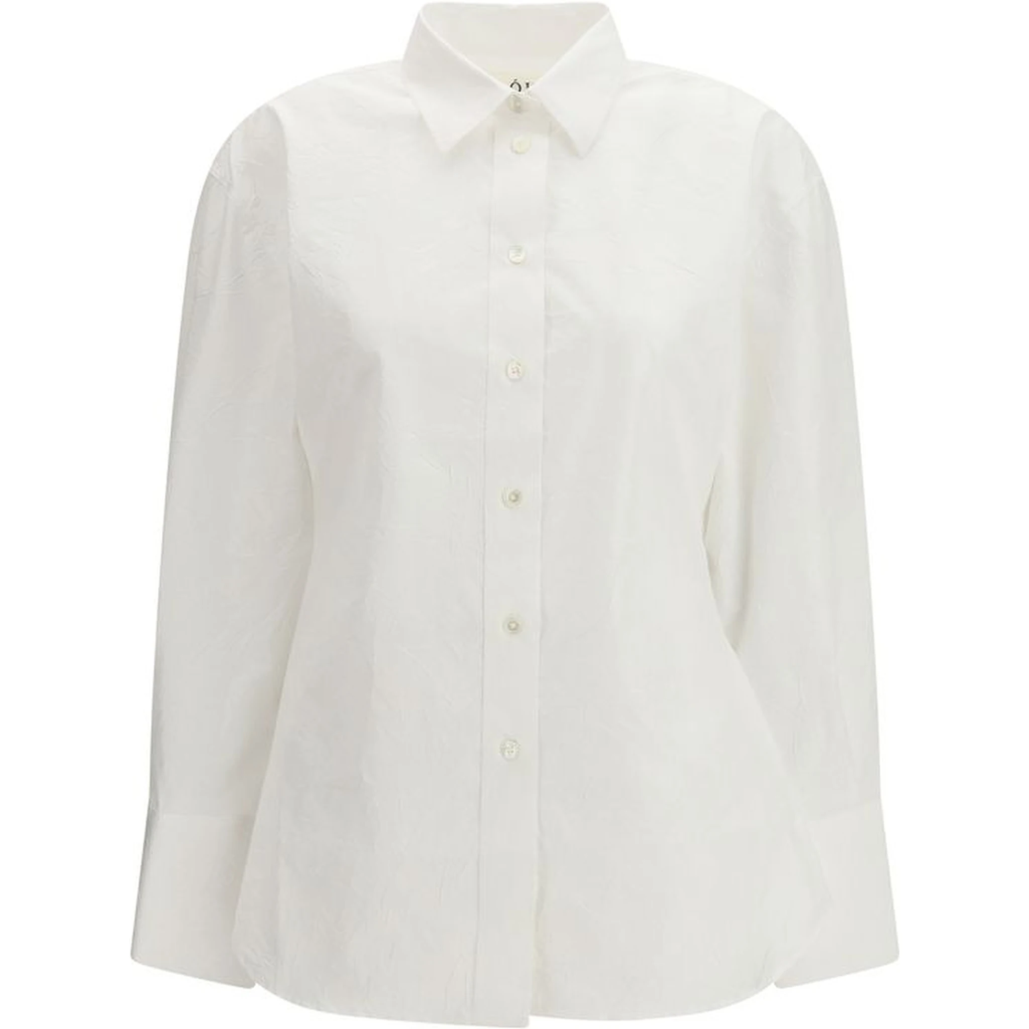 White Cotton Dress Shirt