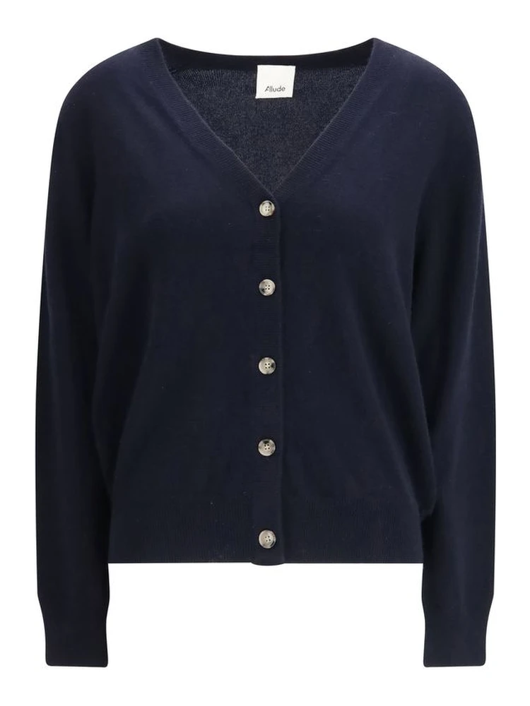 Blue Cashmere Cardigan
