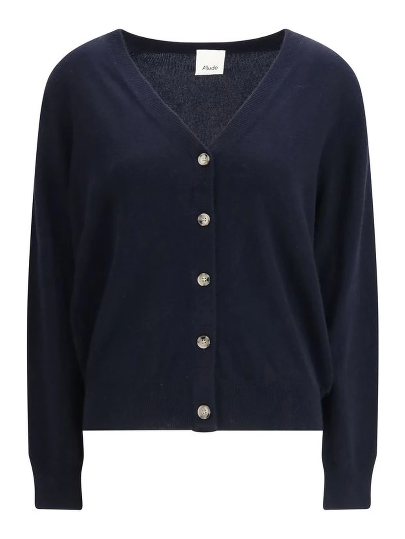 Blue Cashmere Cardigan