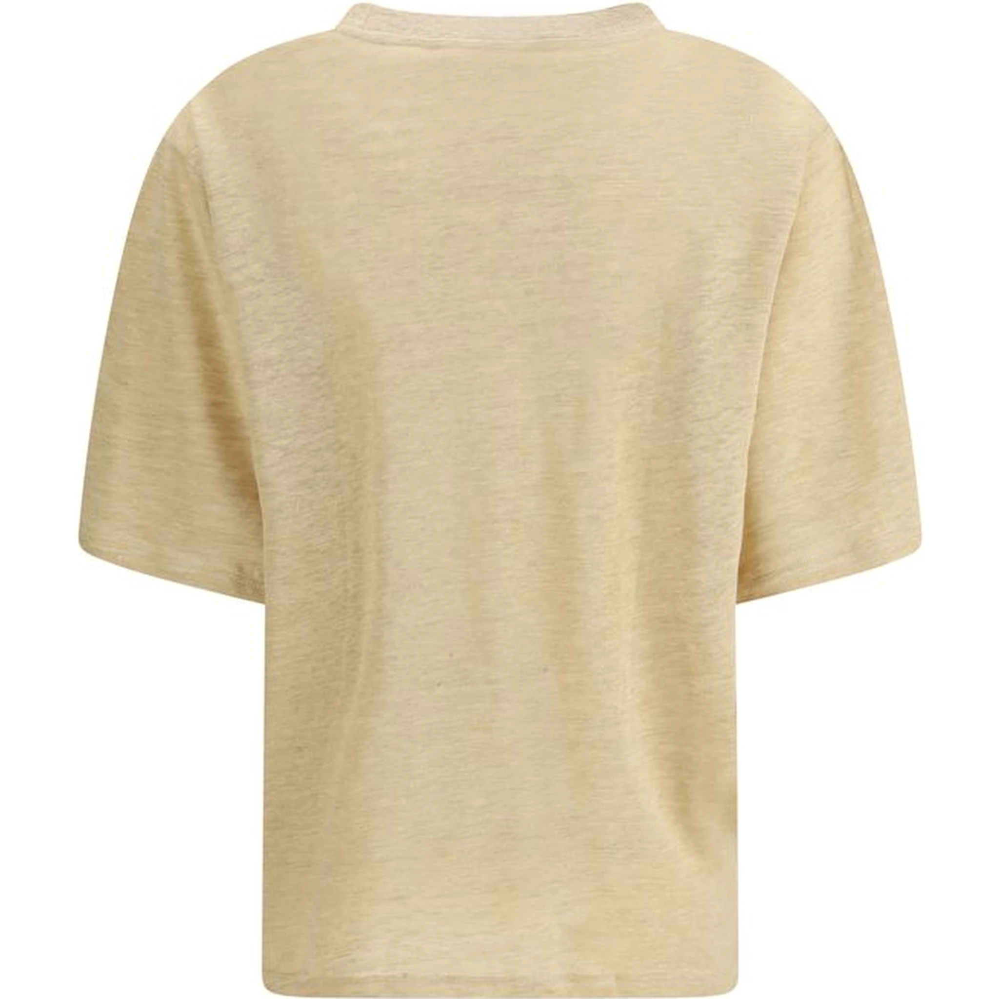 Beige Linen T-Shirt