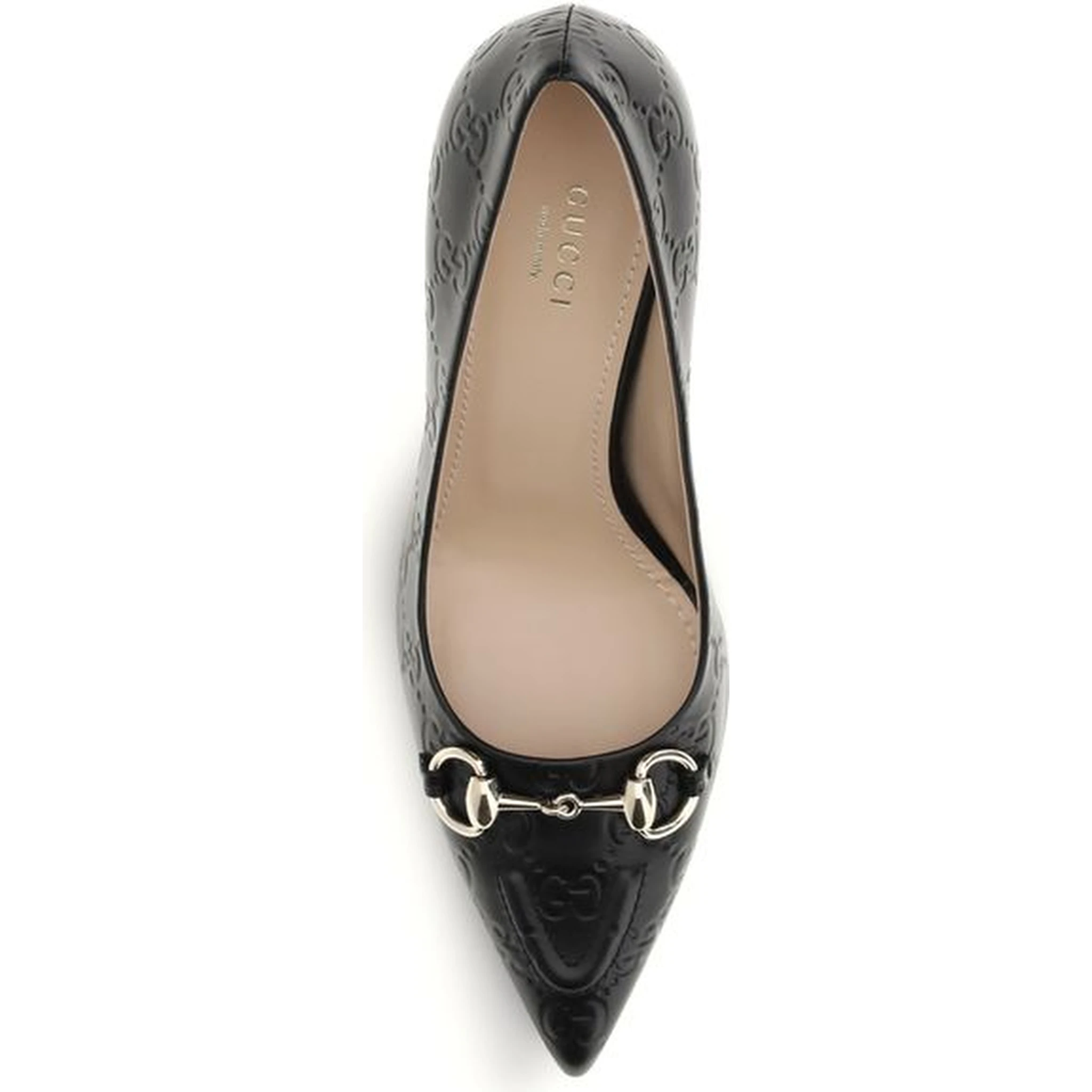 Black Calf Leather Bos Taurus Mid Heel Pumps