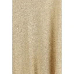 Beige Linen T-Shirt