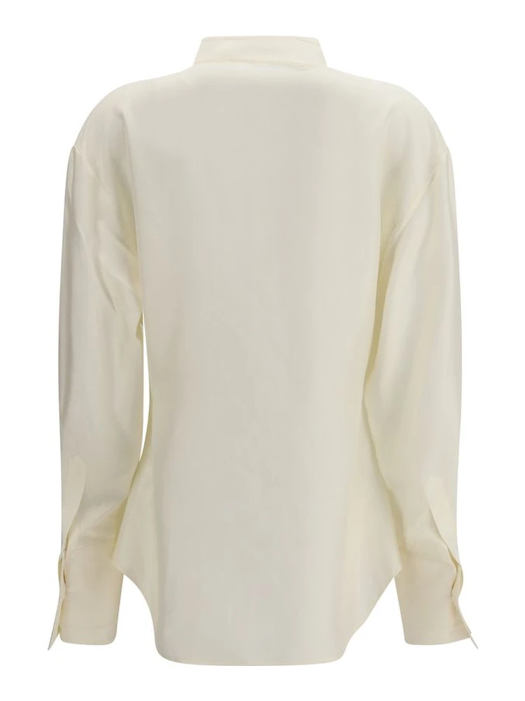 Cream Silk Dress Shirt alternative
