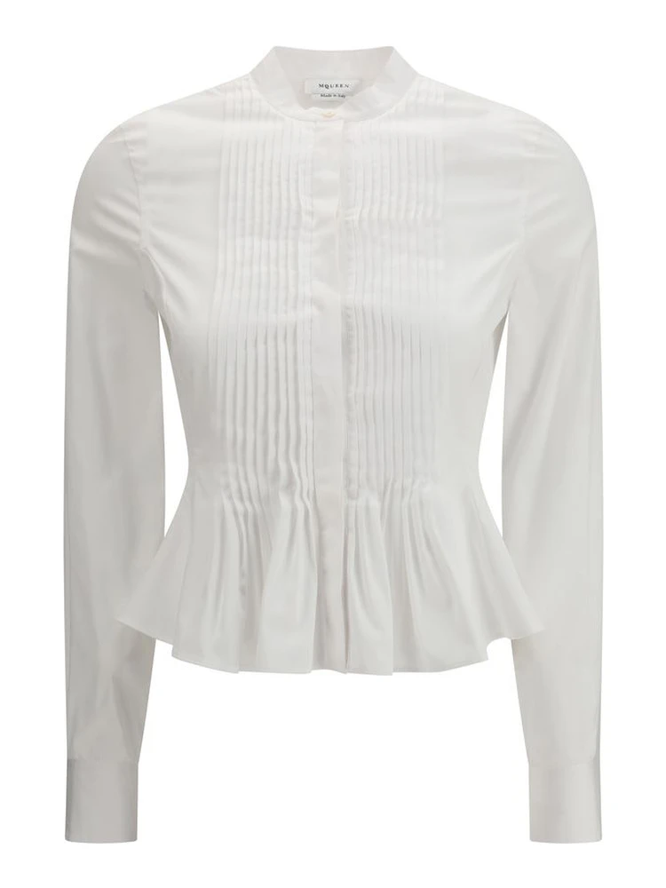 White Cotton Dress Shirt