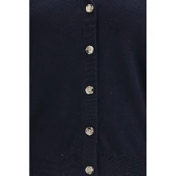 Blue Cashmere Cardigan