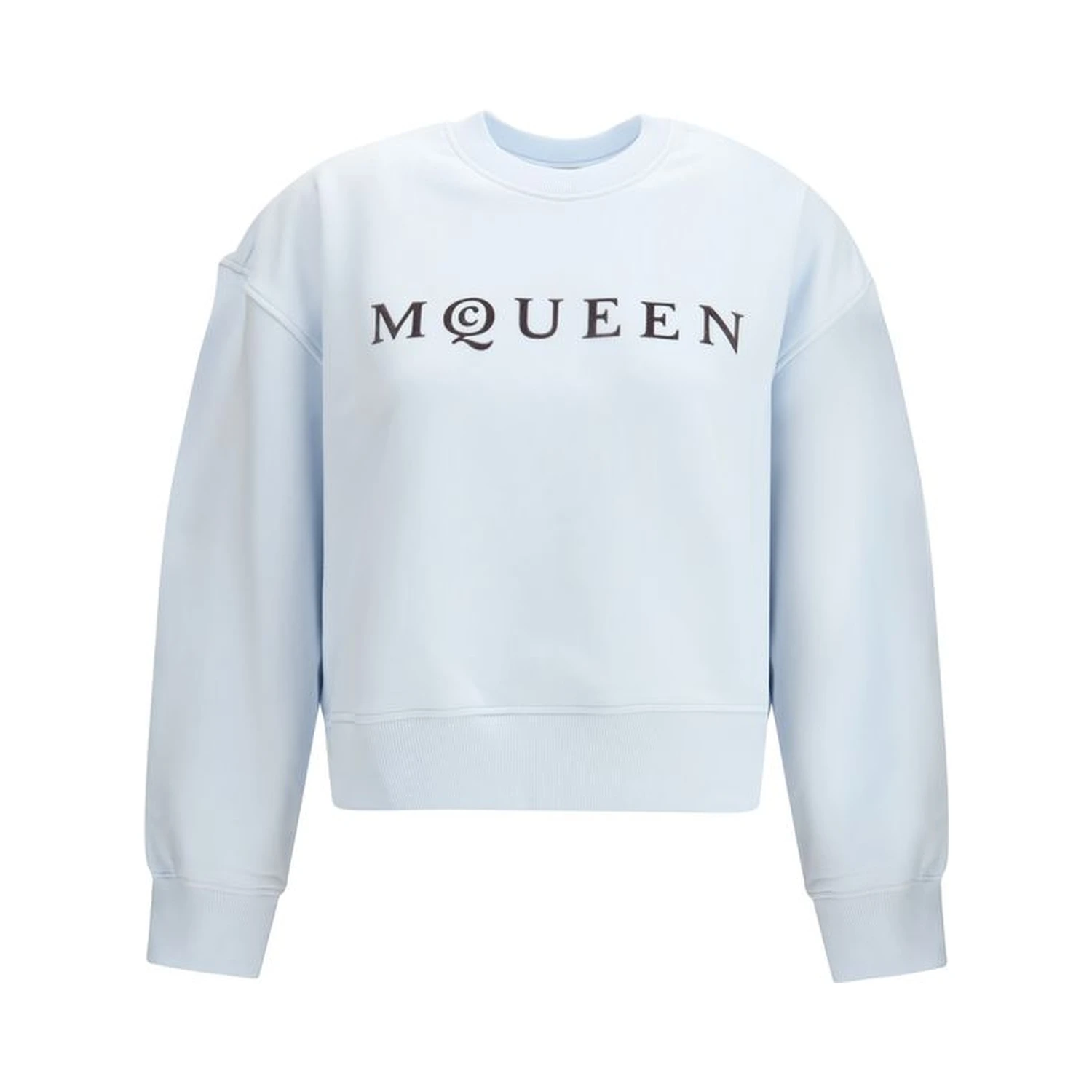 Light Blue Cotton Sweatshirt