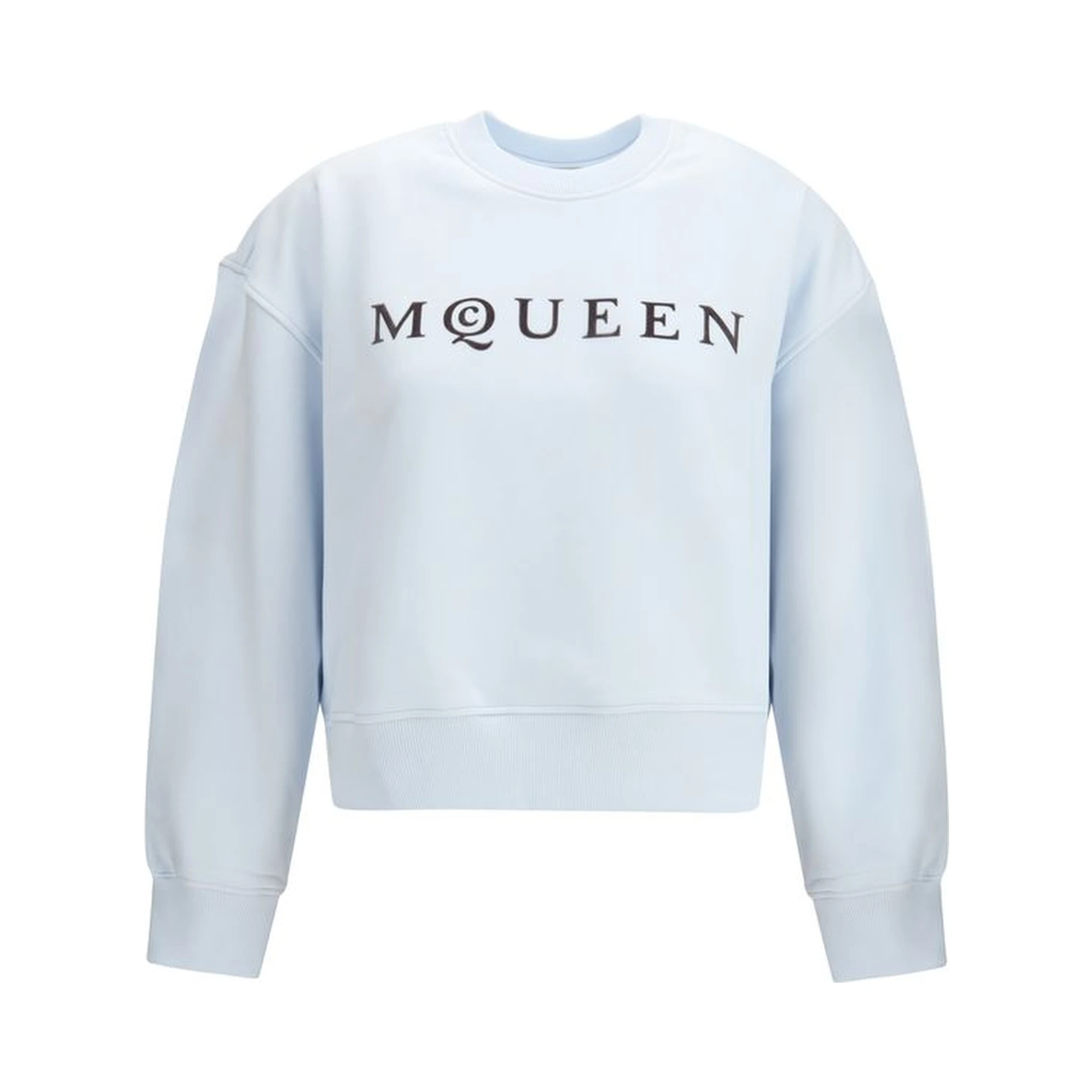 Light Blue Cotton Sweatshirt