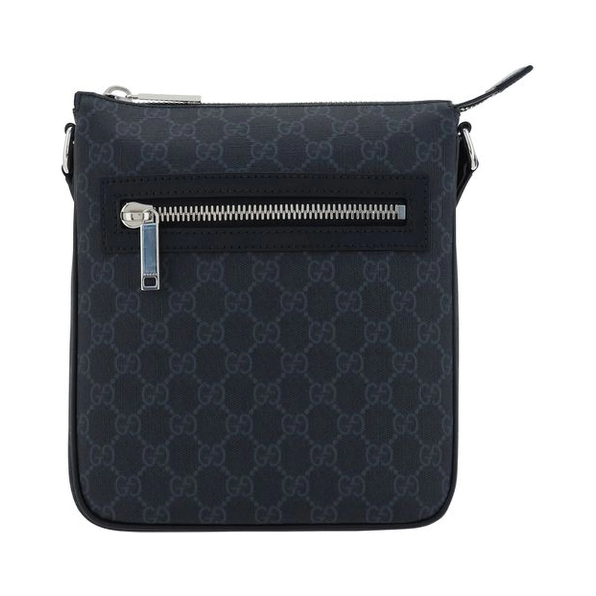 Black Polyethylene Shoulder Bag