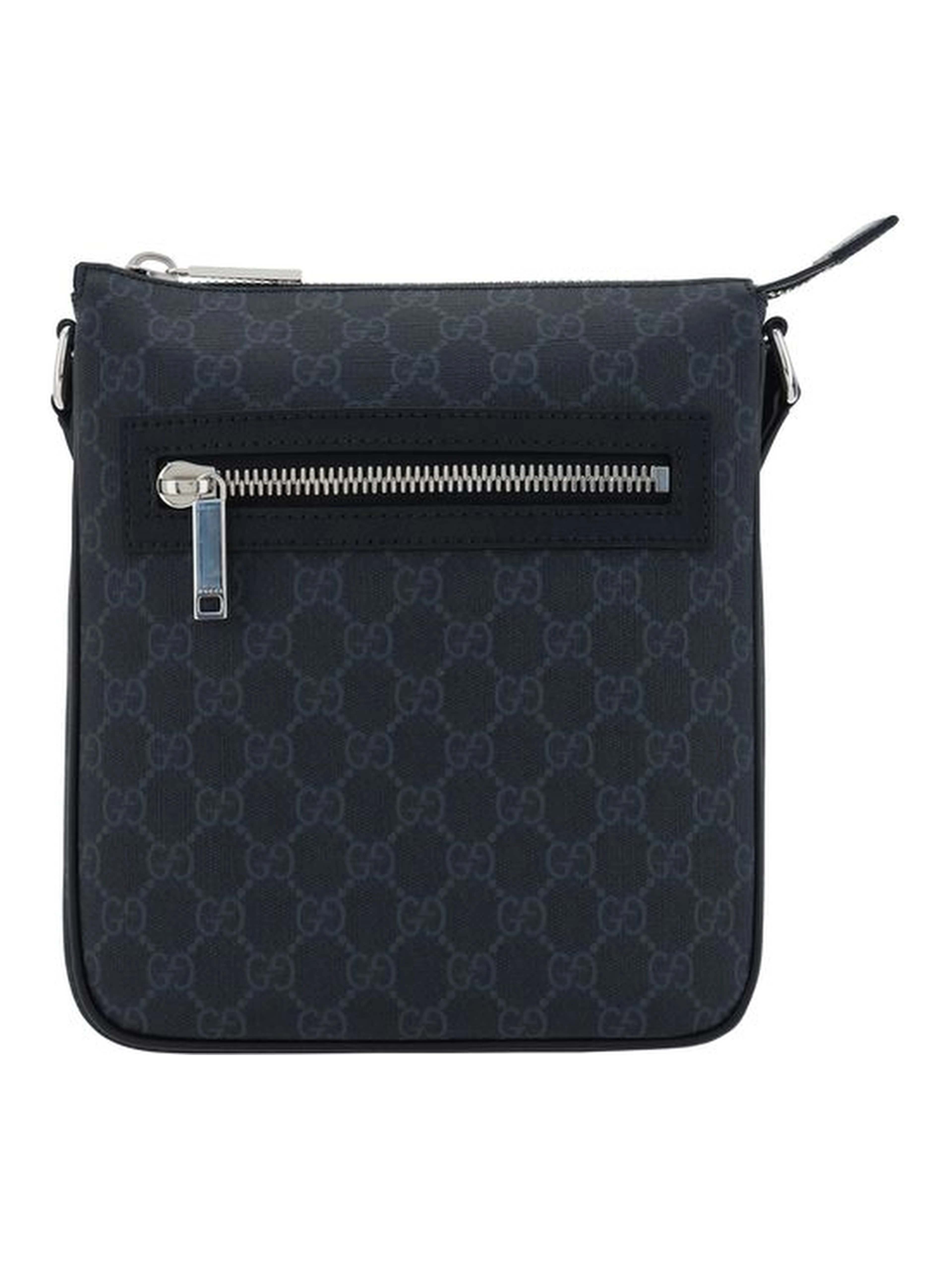 Black Polyethylene Shoulder Bag