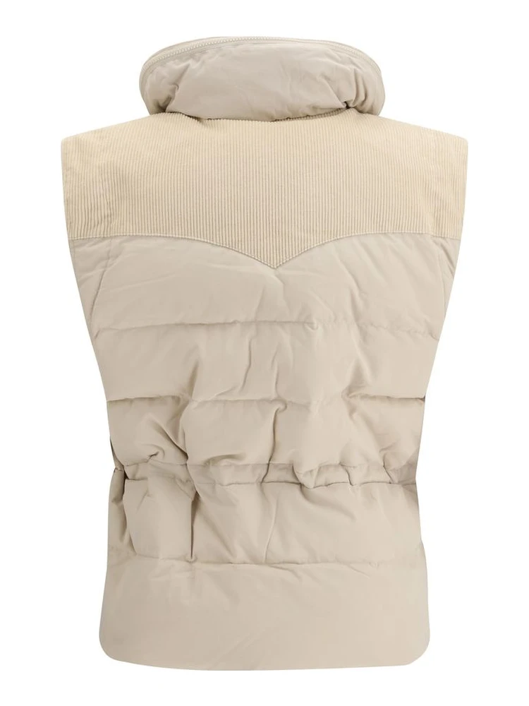 Beige Polyamide Sleveless Jacket alternative