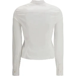 White Cotton Dress Shirt