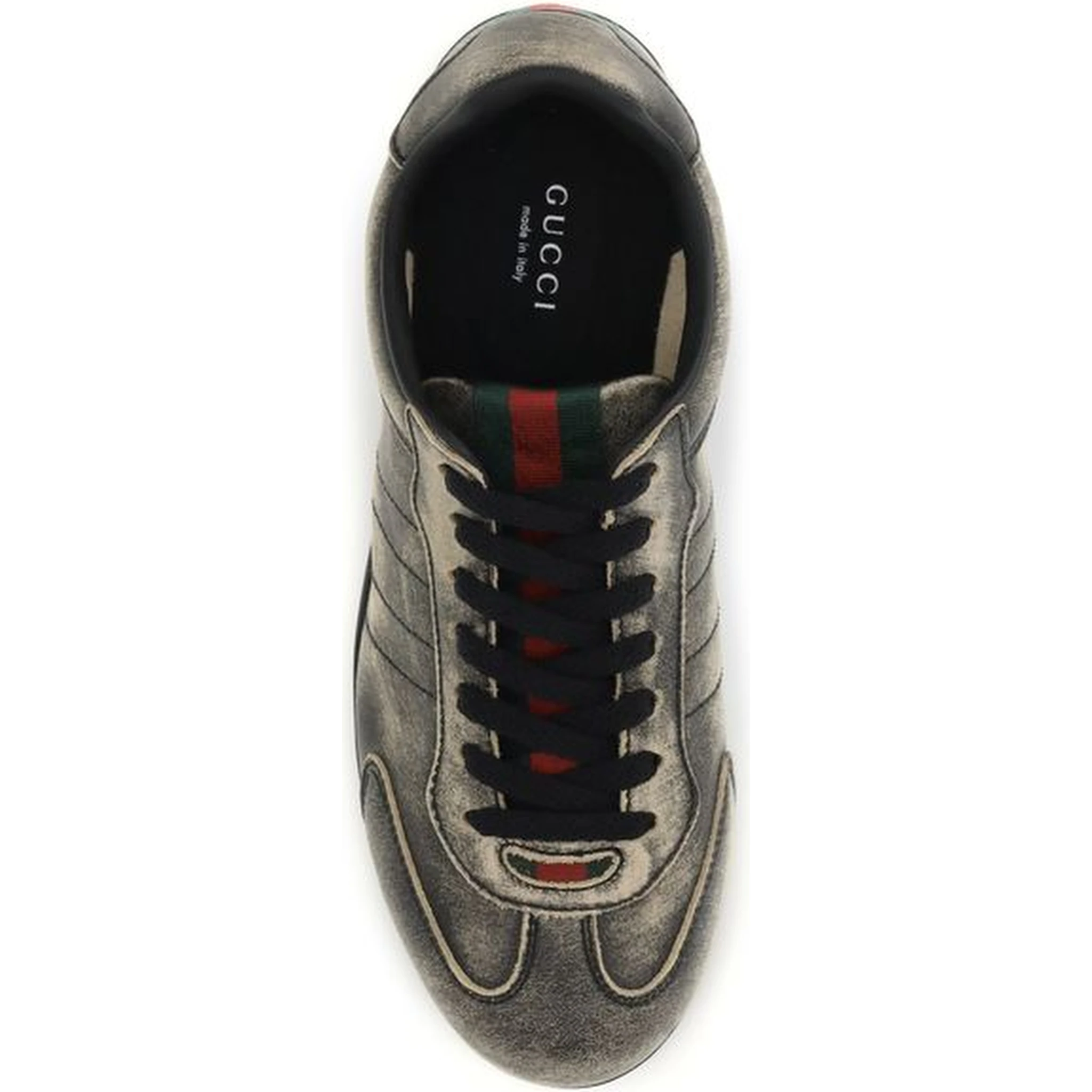 Black Calf Leather Bos Taurus Low Top Sneakers