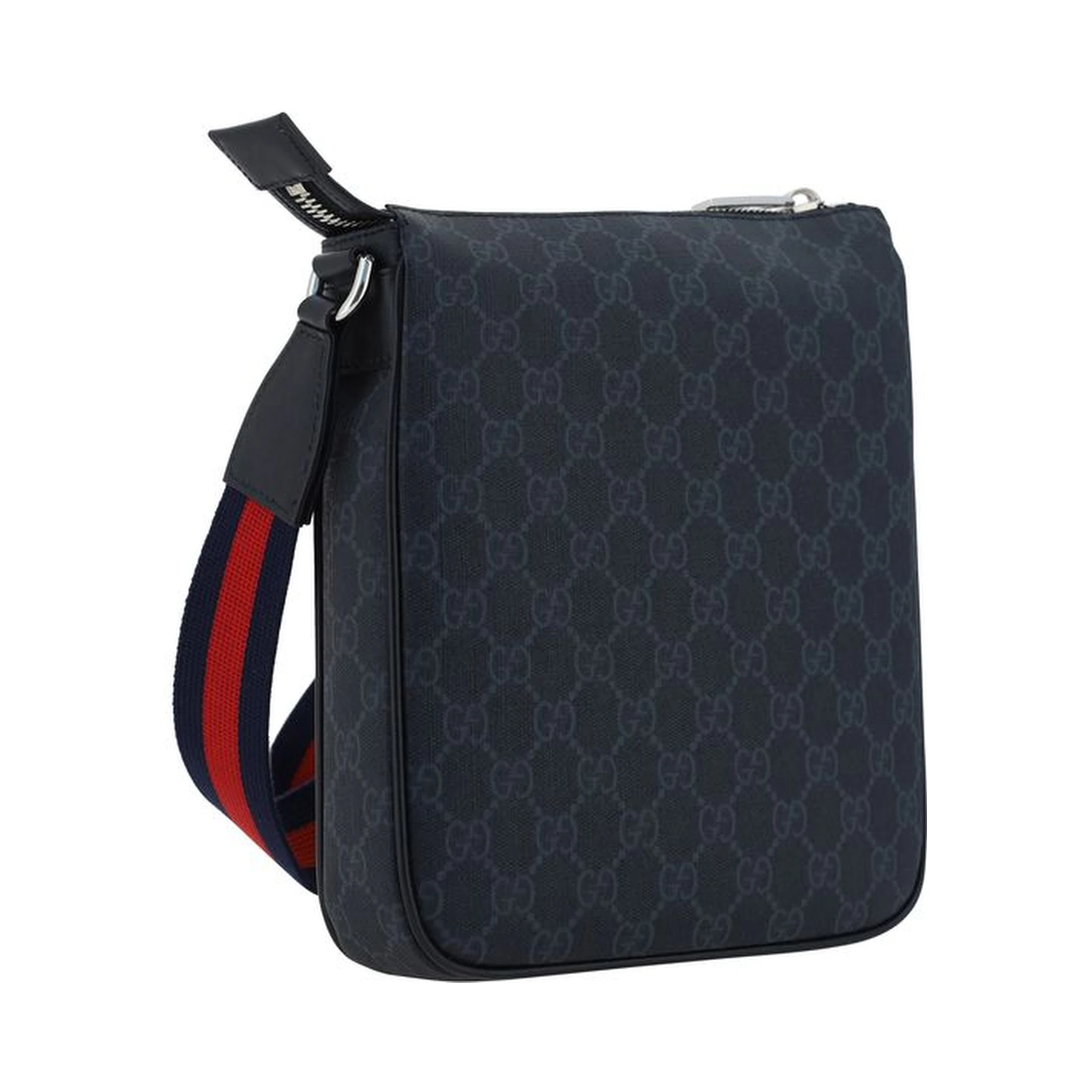 Black Polyethylene Shoulder Bag