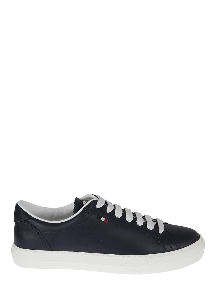 Blue Calfskin Low Top Sneakers