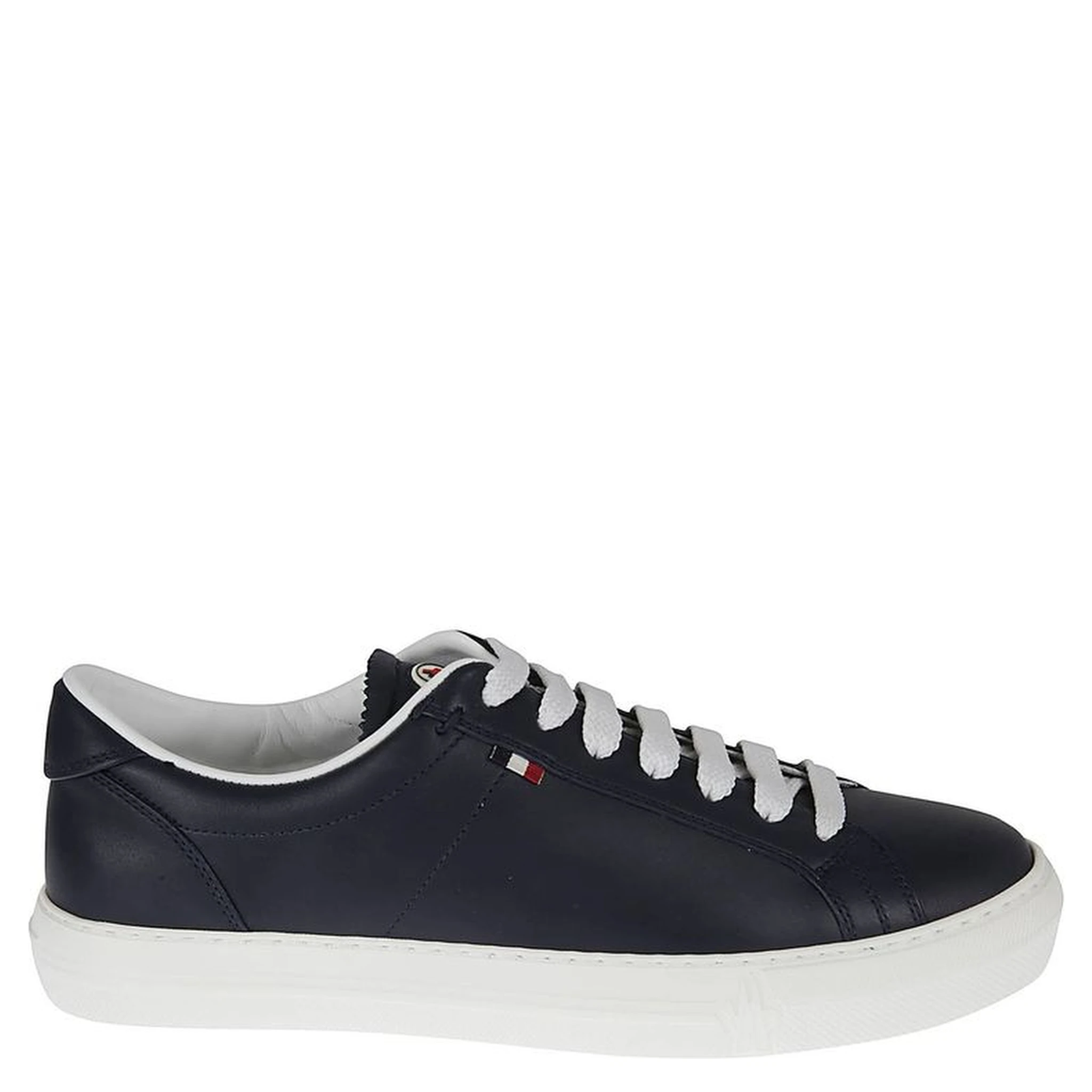 Blue Calfskin Low Top Sneakers