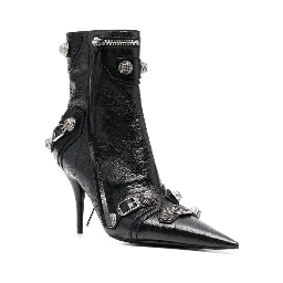 Black Lamb Leather Boots