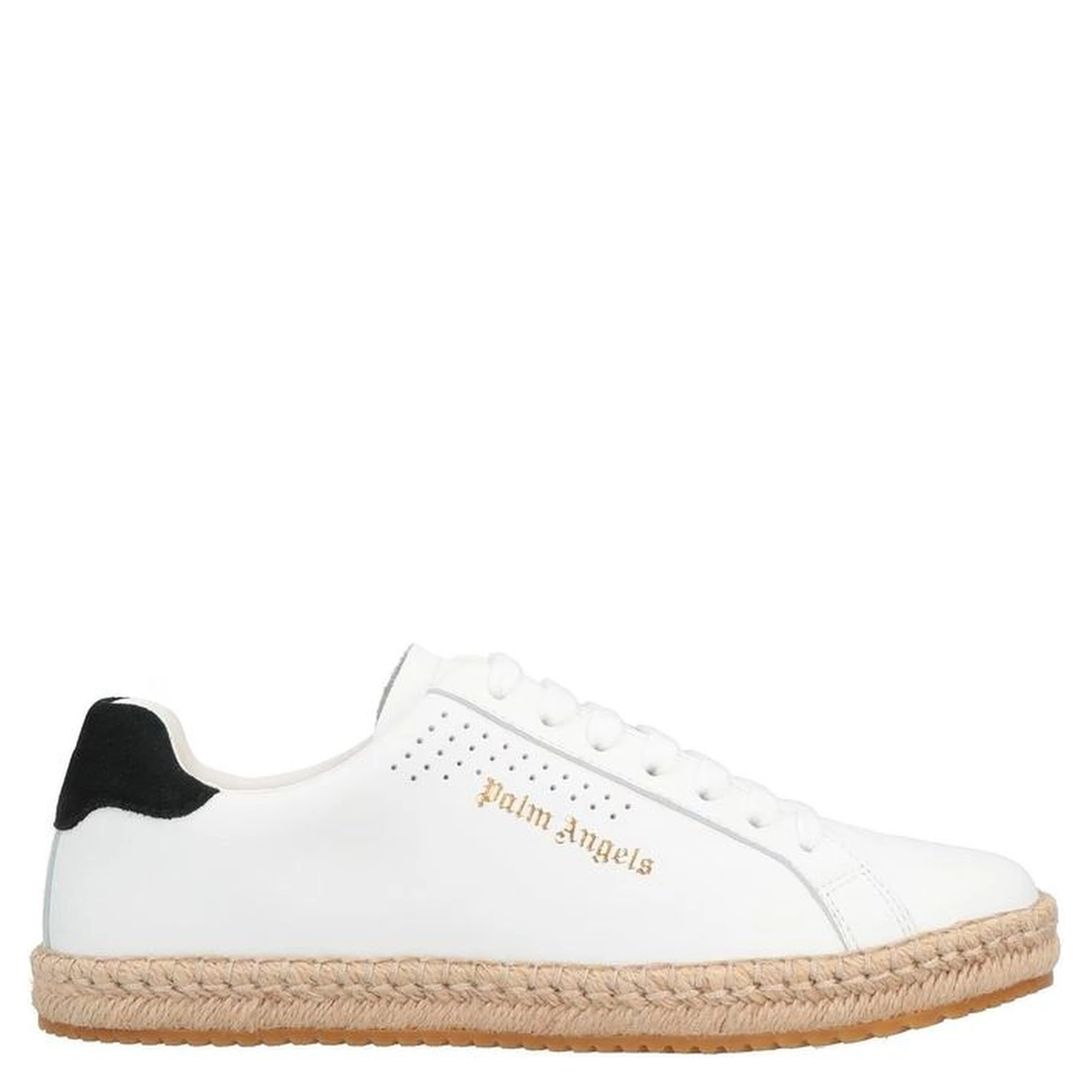 White Calfskin Platform Sneakers