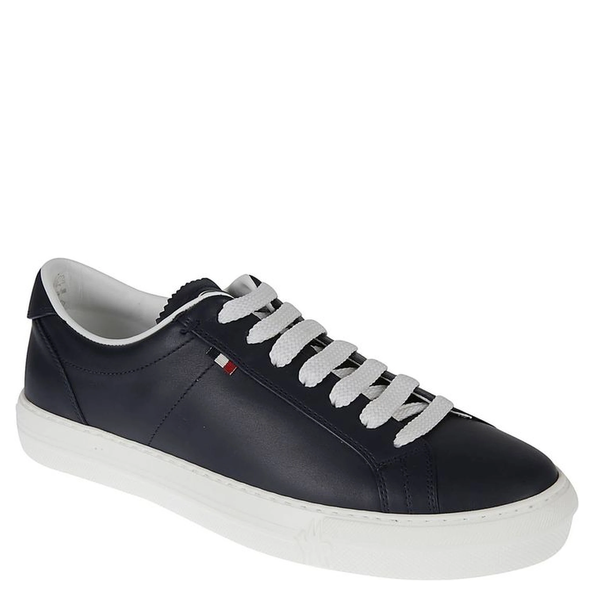Blue Calfskin Low Top Sneakers