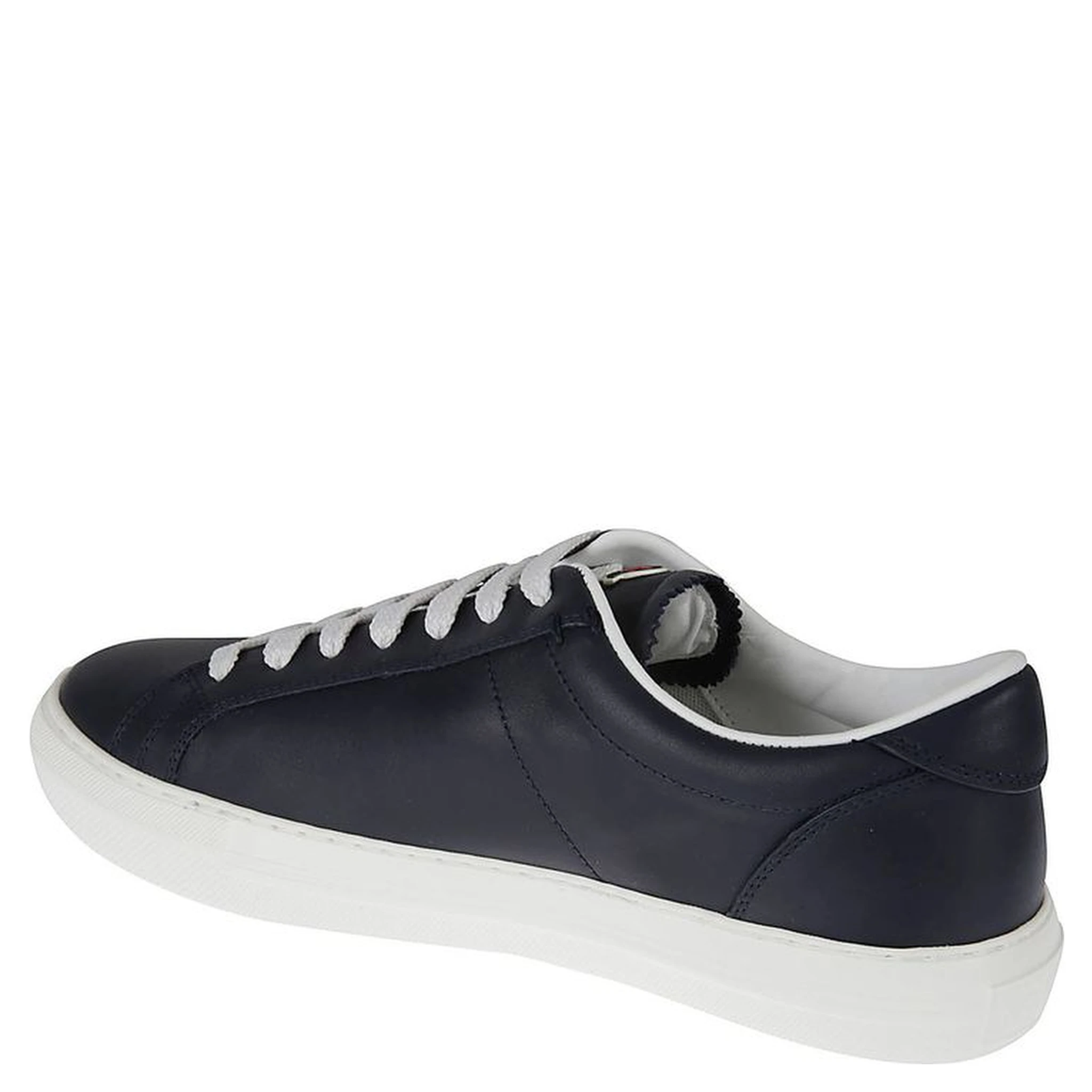 Blue Calfskin Low Top Sneakers