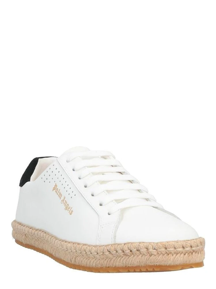 White Calfskin Platform Sneakers alternative