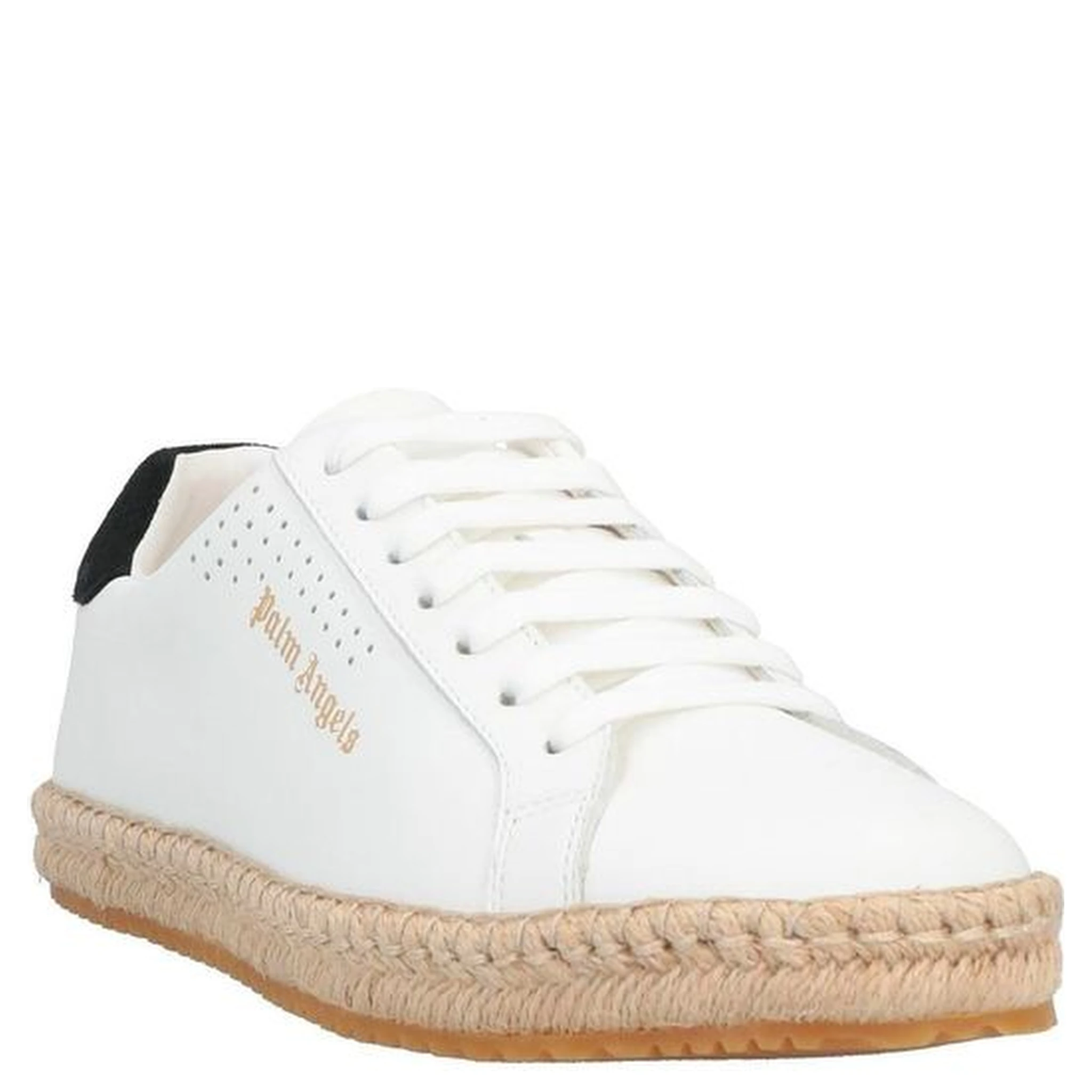 White Calfskin Platform Sneakers