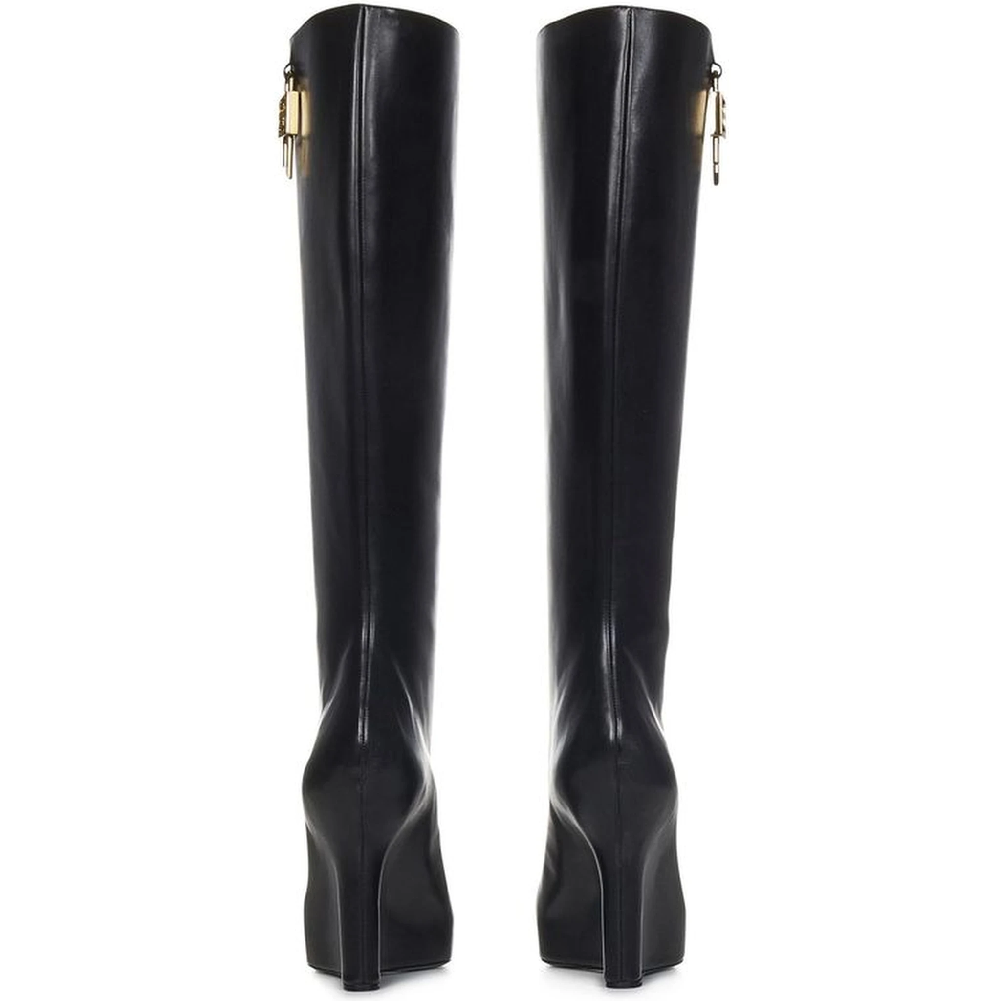 Black Calfskin Boots