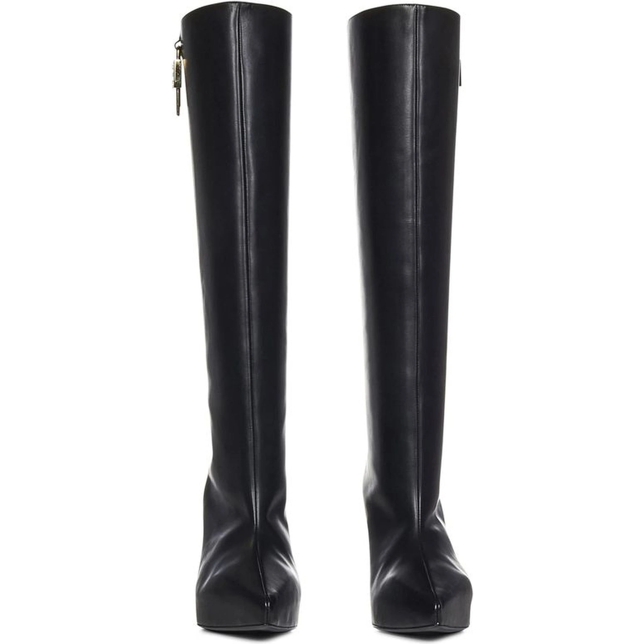 Black Calfskin Boots