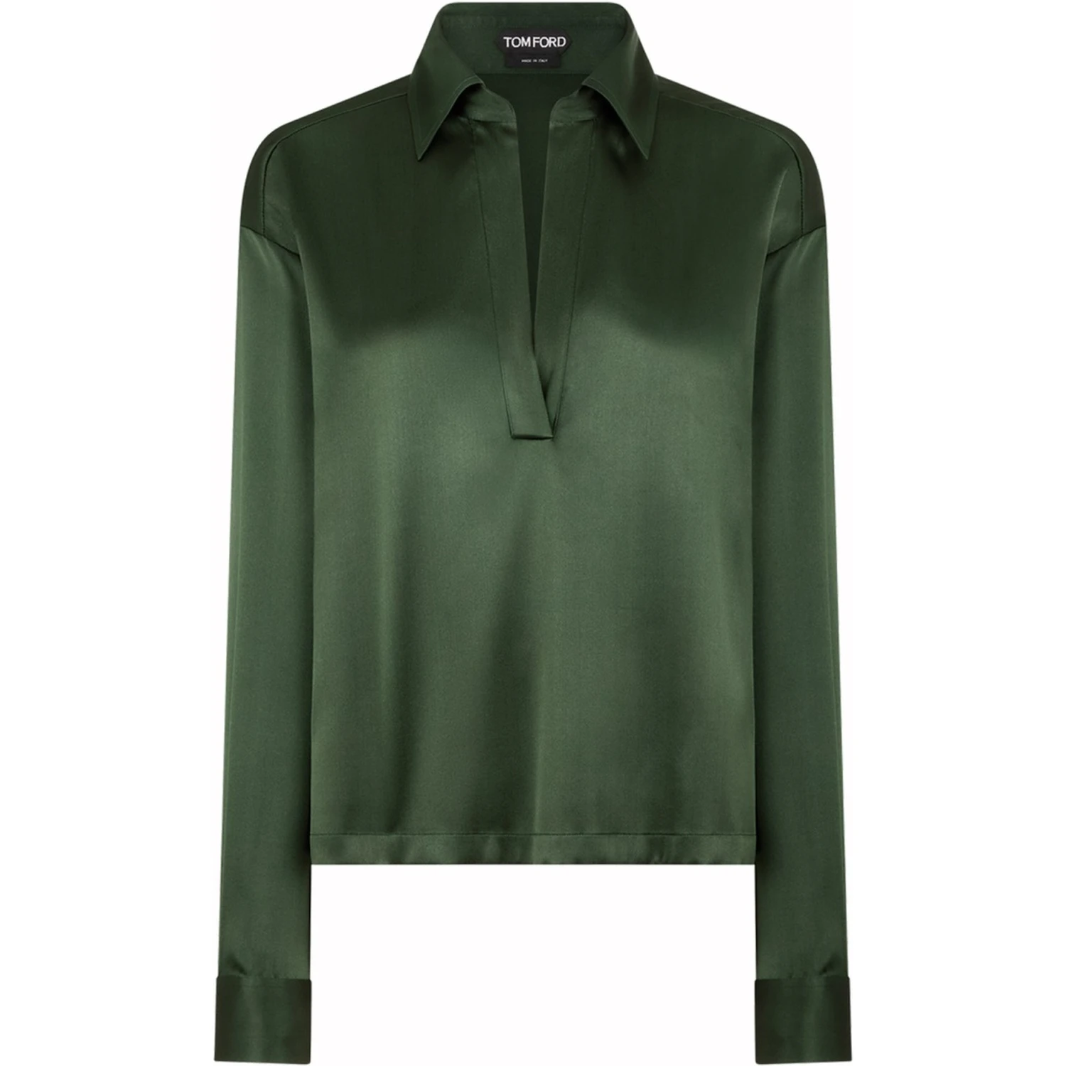SILK SATIN STRETCH SHIRT