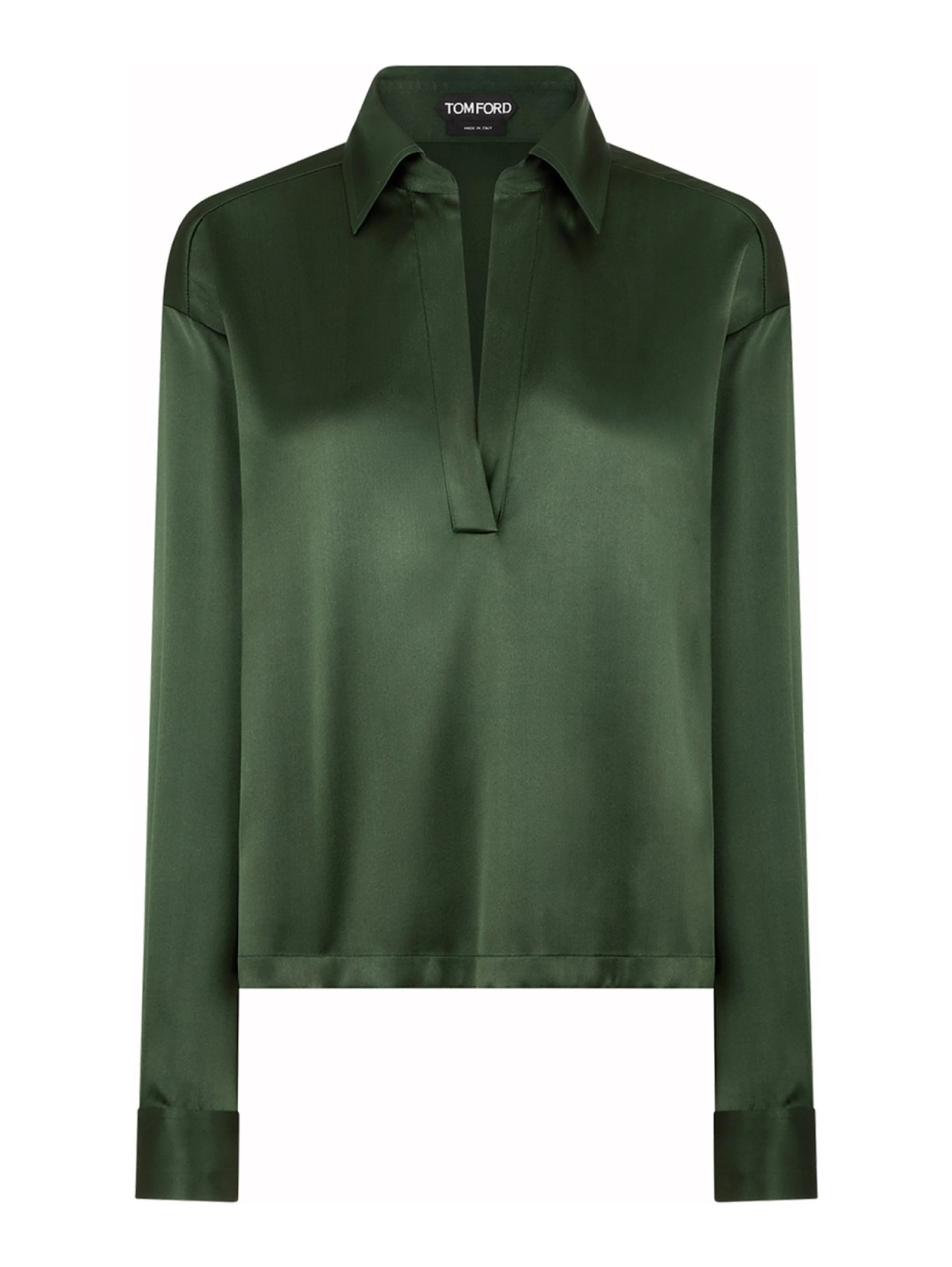 SILK SATIN STRETCH SHIRT