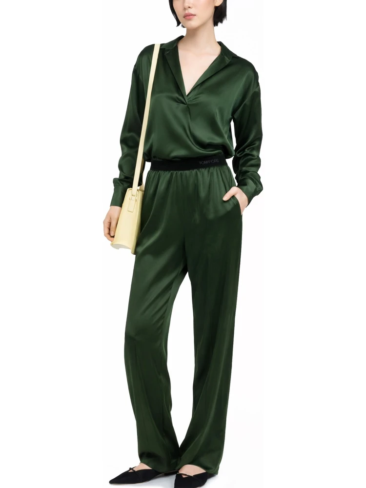 SILK SATIN STRETCH SHIRT alternative