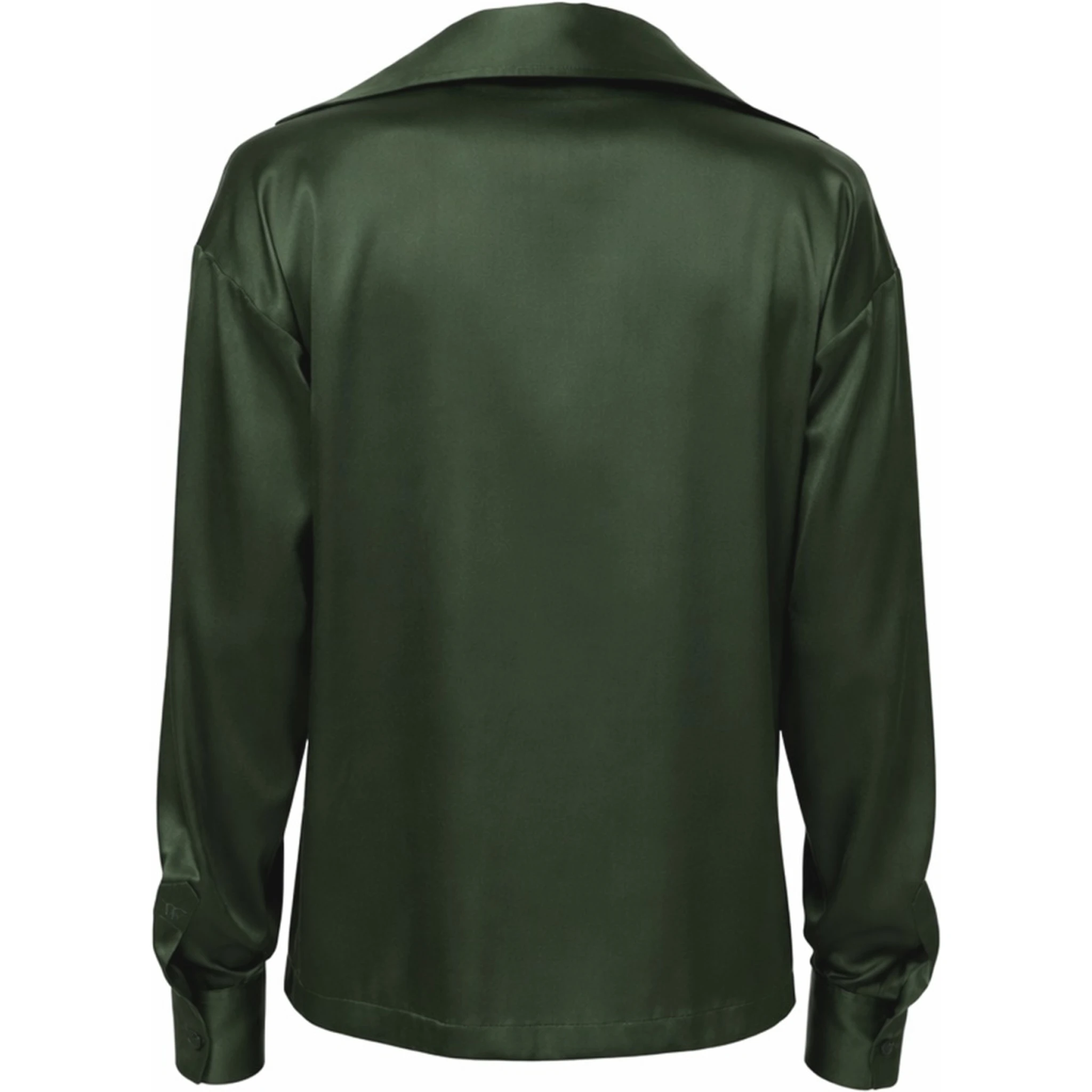 SILK SATIN STRETCH SHIRT