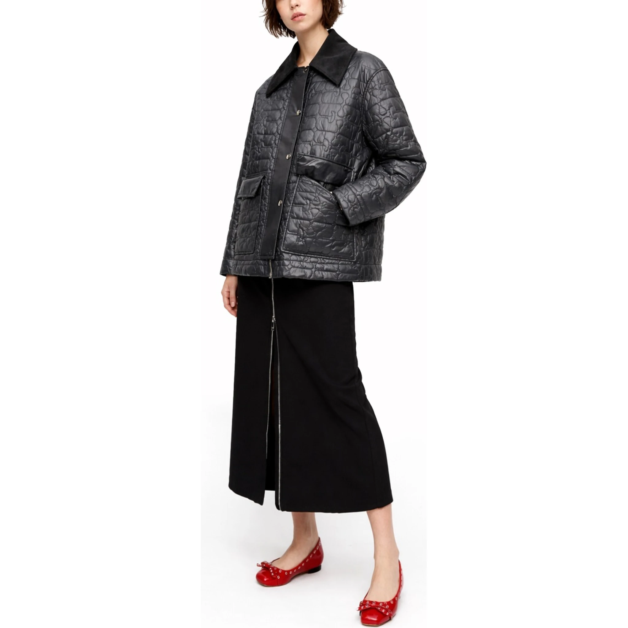 QUILTED MIDI JACKET