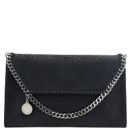 Black Polyester Shoulder Bag