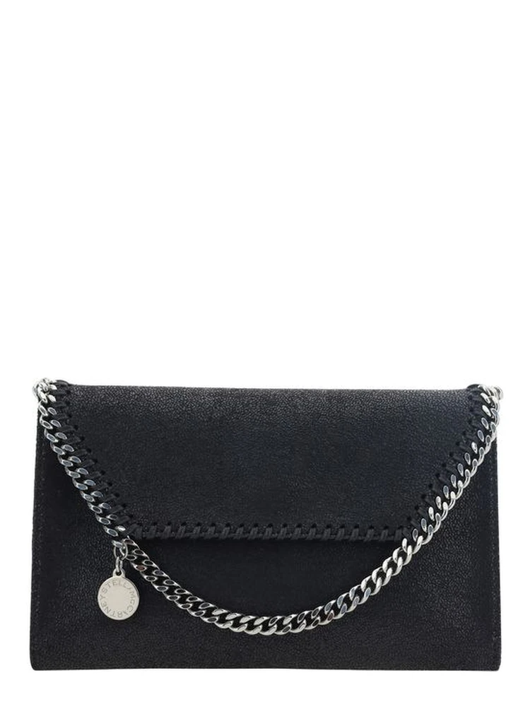 Black Polyester Shoulder Bag