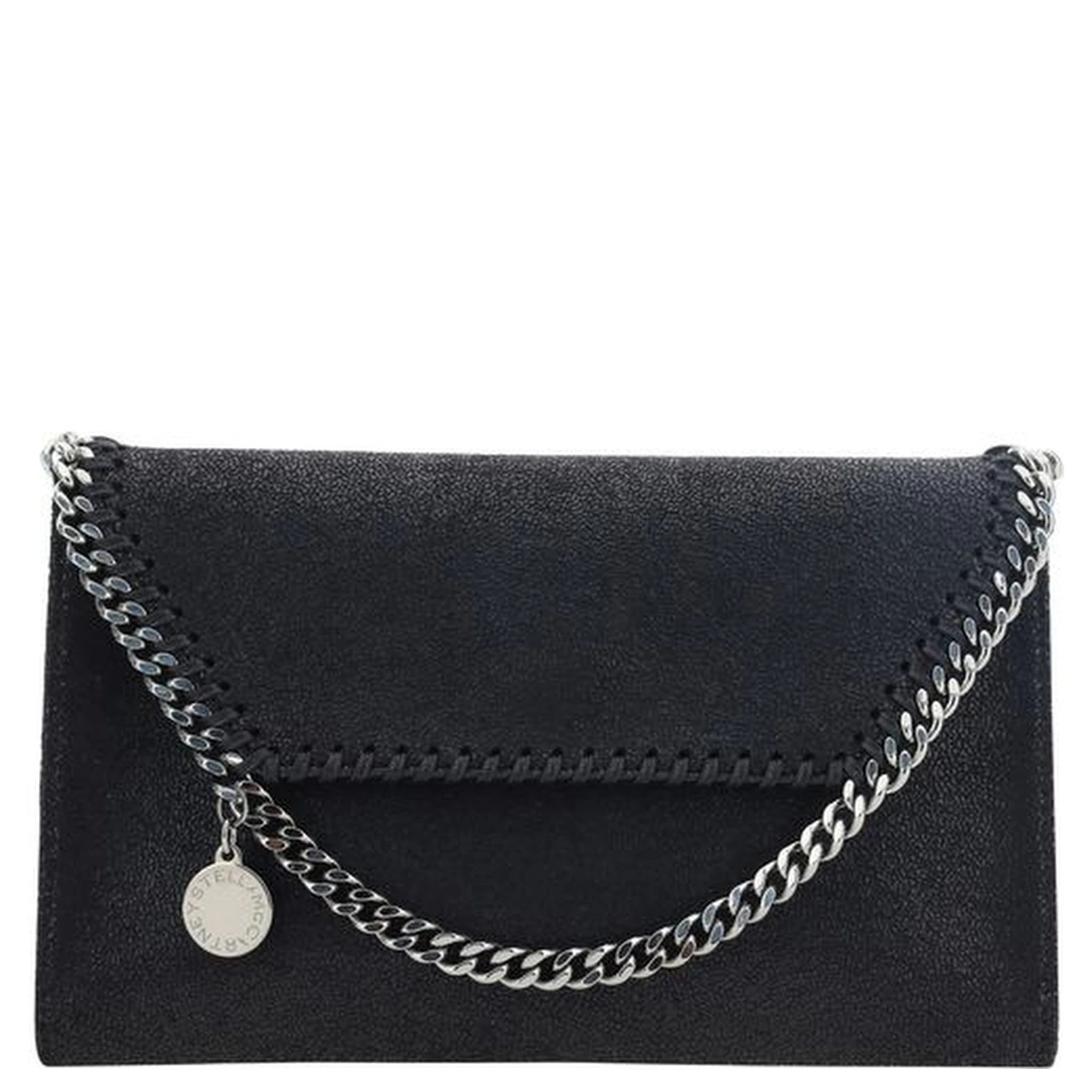 Black Polyester Shoulder Bag