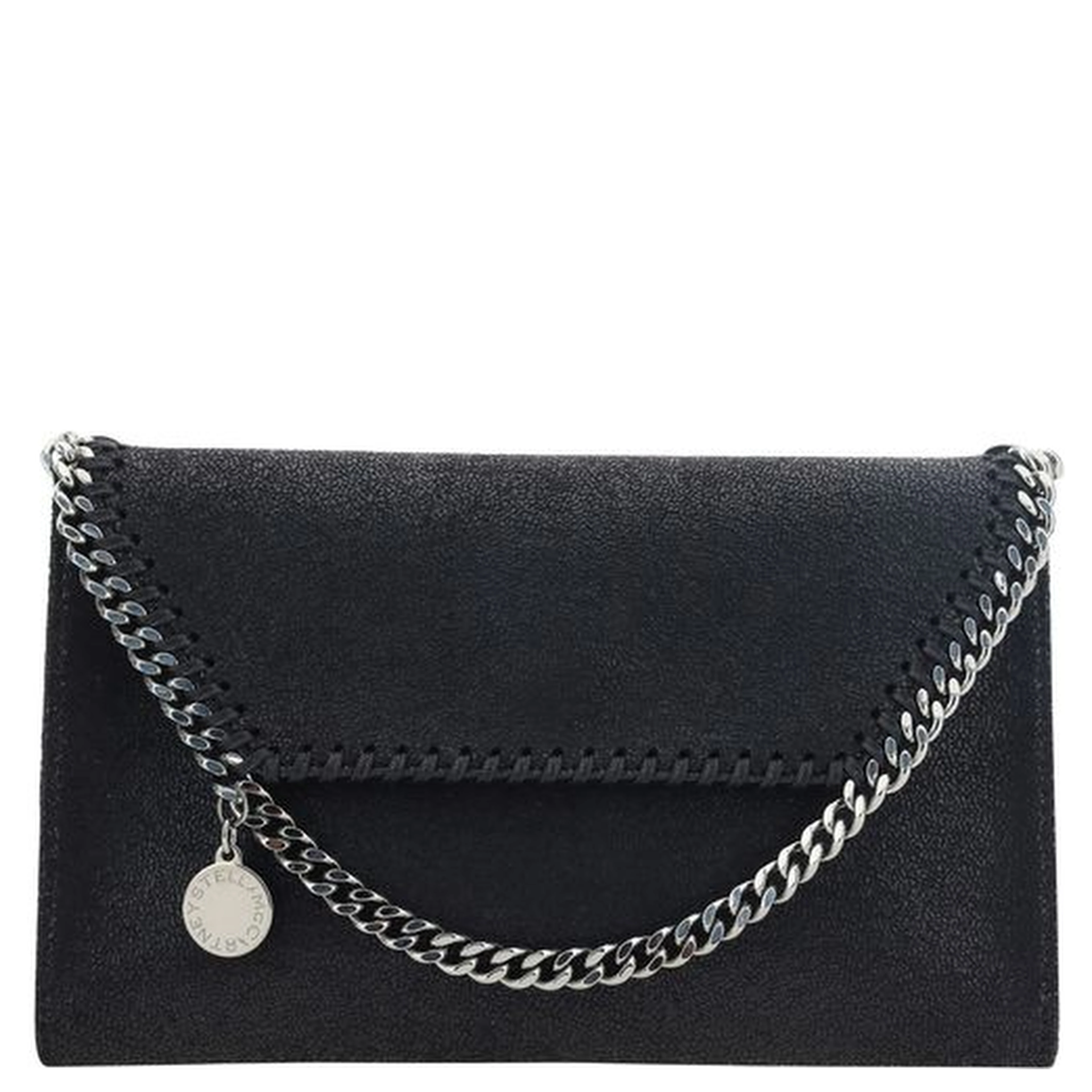 Black Polyester Shoulder Bag