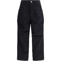 Black Cotton Pants
