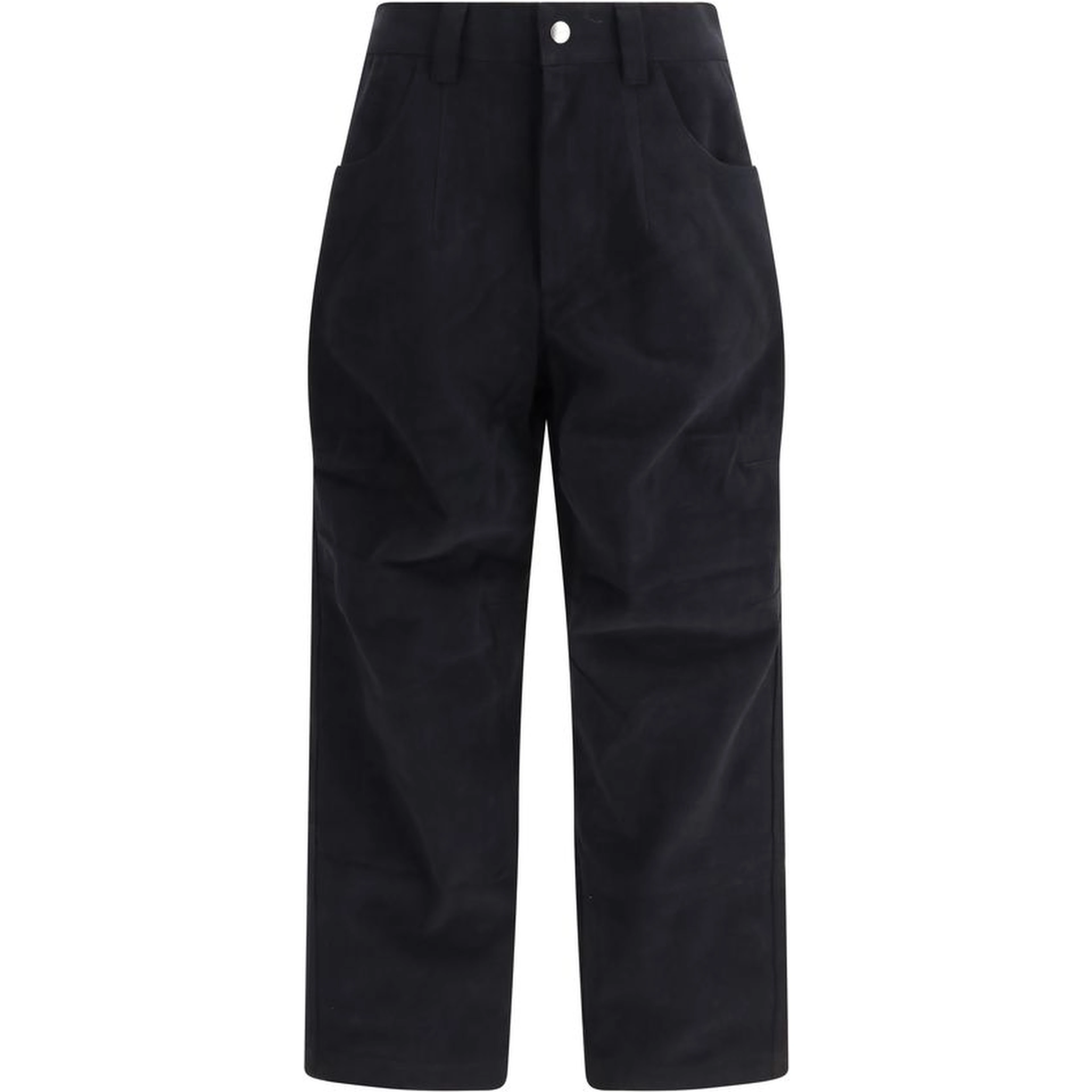 Black Cotton Pants