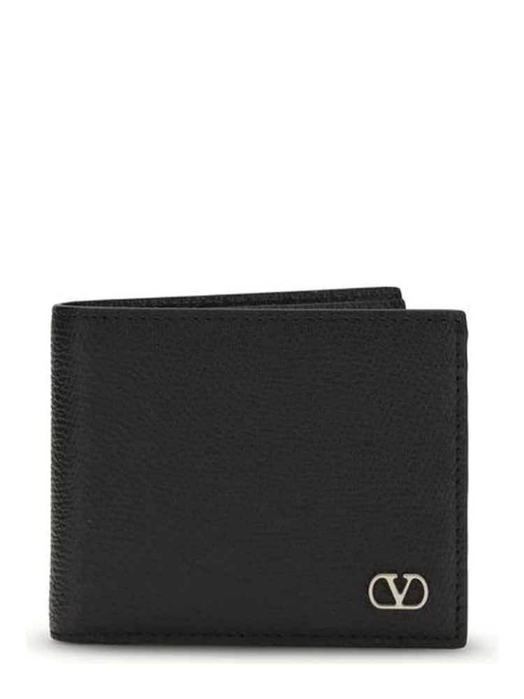 محفظة بوس توروس من جلد العجل الأسود