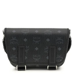 Black Fabric Shoulder Bag