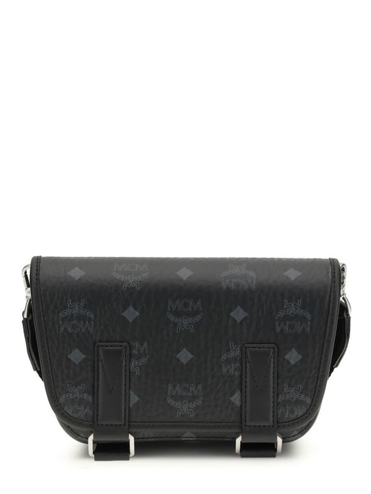 Black Fabric Shoulder Bag