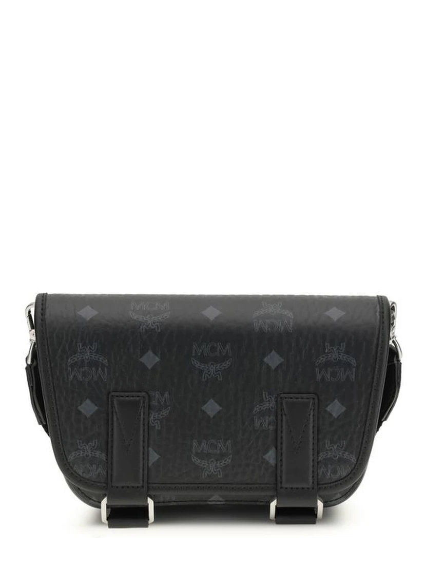 Black Fabric Shoulder Bag