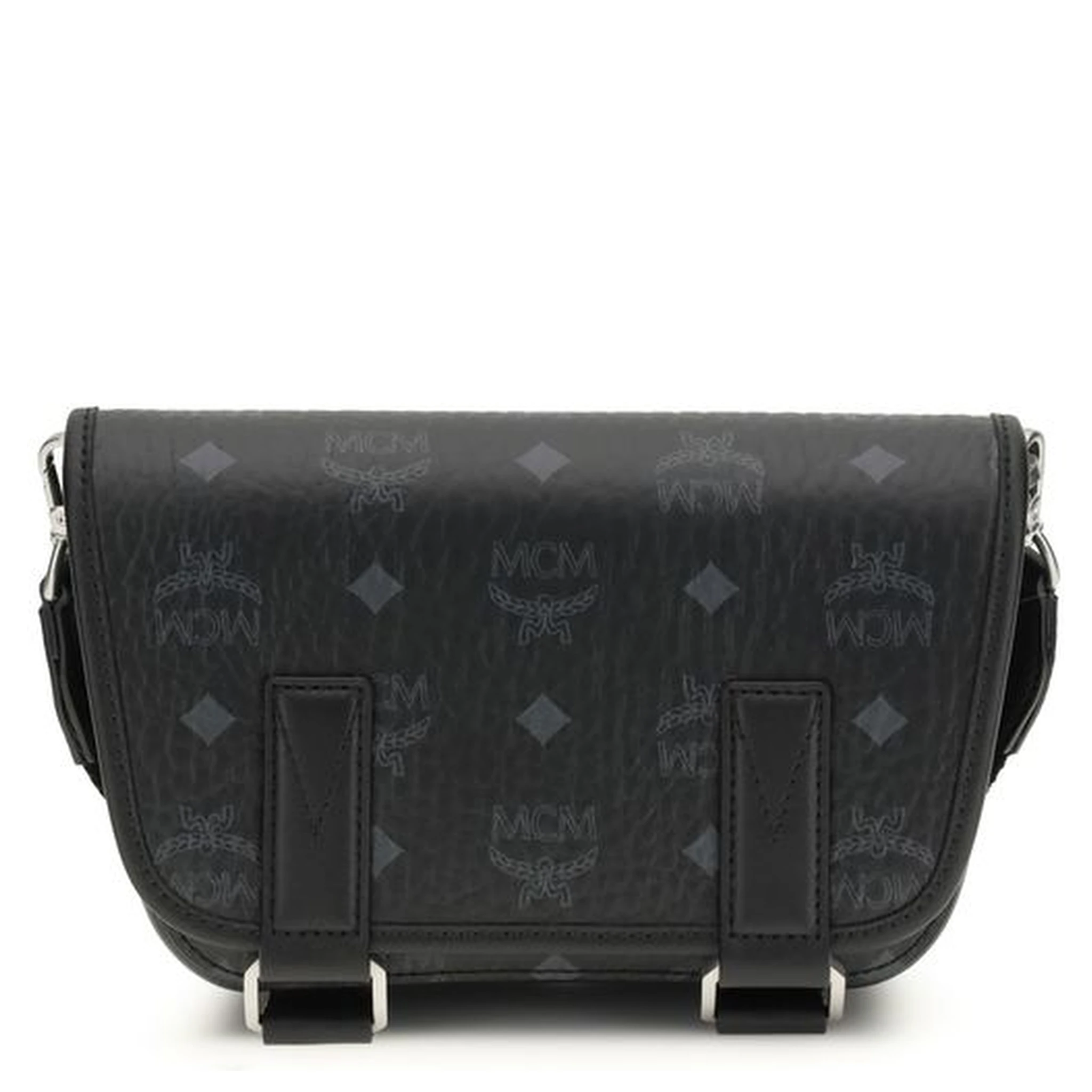 Black Fabric Shoulder Bag
