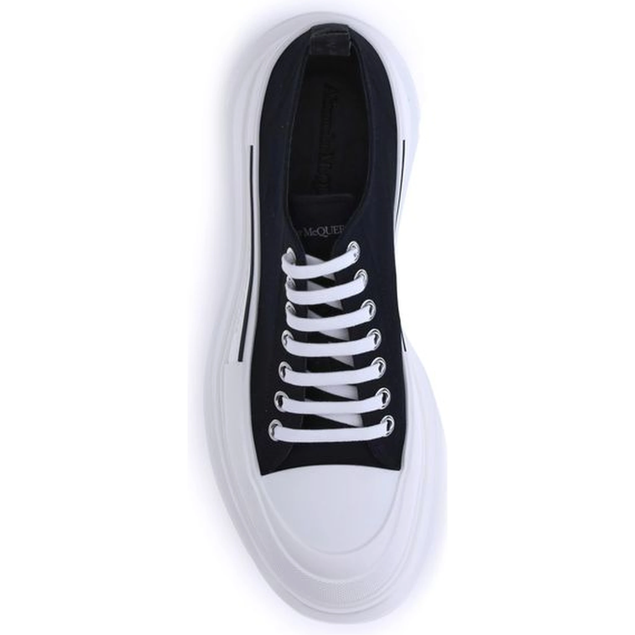 Black Rubber Athletic Sneakers